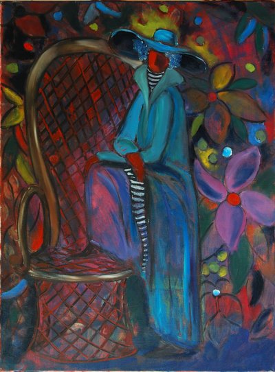 Lady in Blue, 2003 by Zanara Sabina Nedelcheva Williams